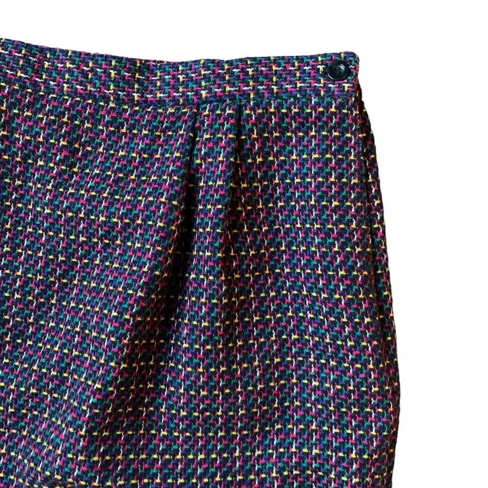 Vintage Joan Leslie wool blend pencil skirt size 14